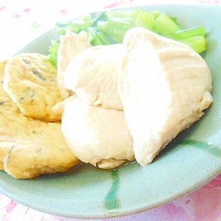 ❤鶏ガラde❤五目がんもと小松菜と鶏の炊いたん❤